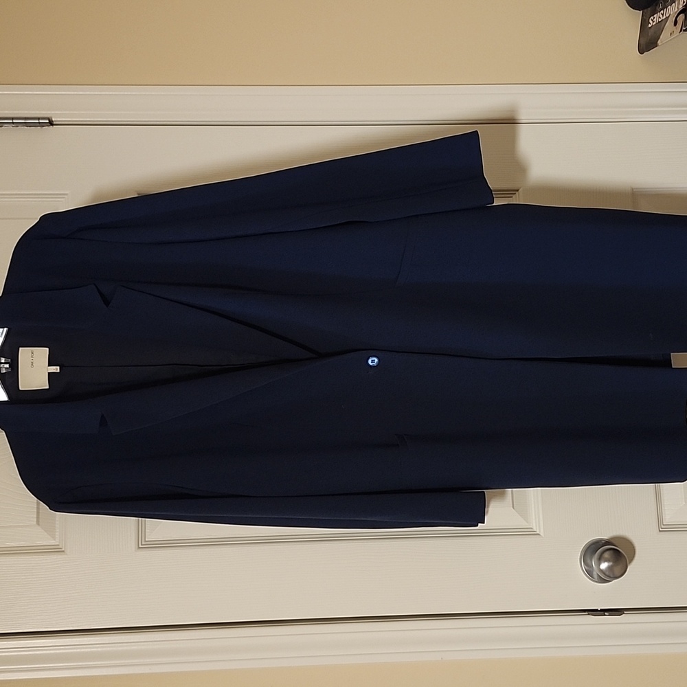 Oak + Fort Deep Blue Coat
